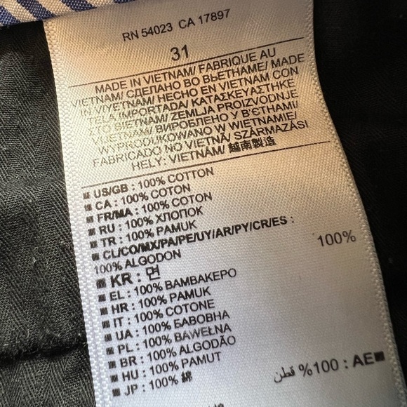 𝅺Banana Republic Men’s 31 Inch Waist Navy Shorts Winter Vacay Cruise - Picture 4 of 4